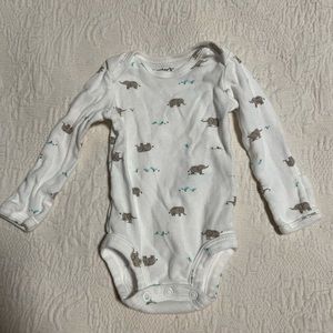 NB long sleeve top with hand cuffs